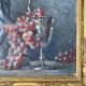Henri duvoisin 1877-1959 oil on canvas still life empire frame, bacchus