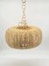 Pendant light / lamp in rattan / wicker / natural fibers, vintage