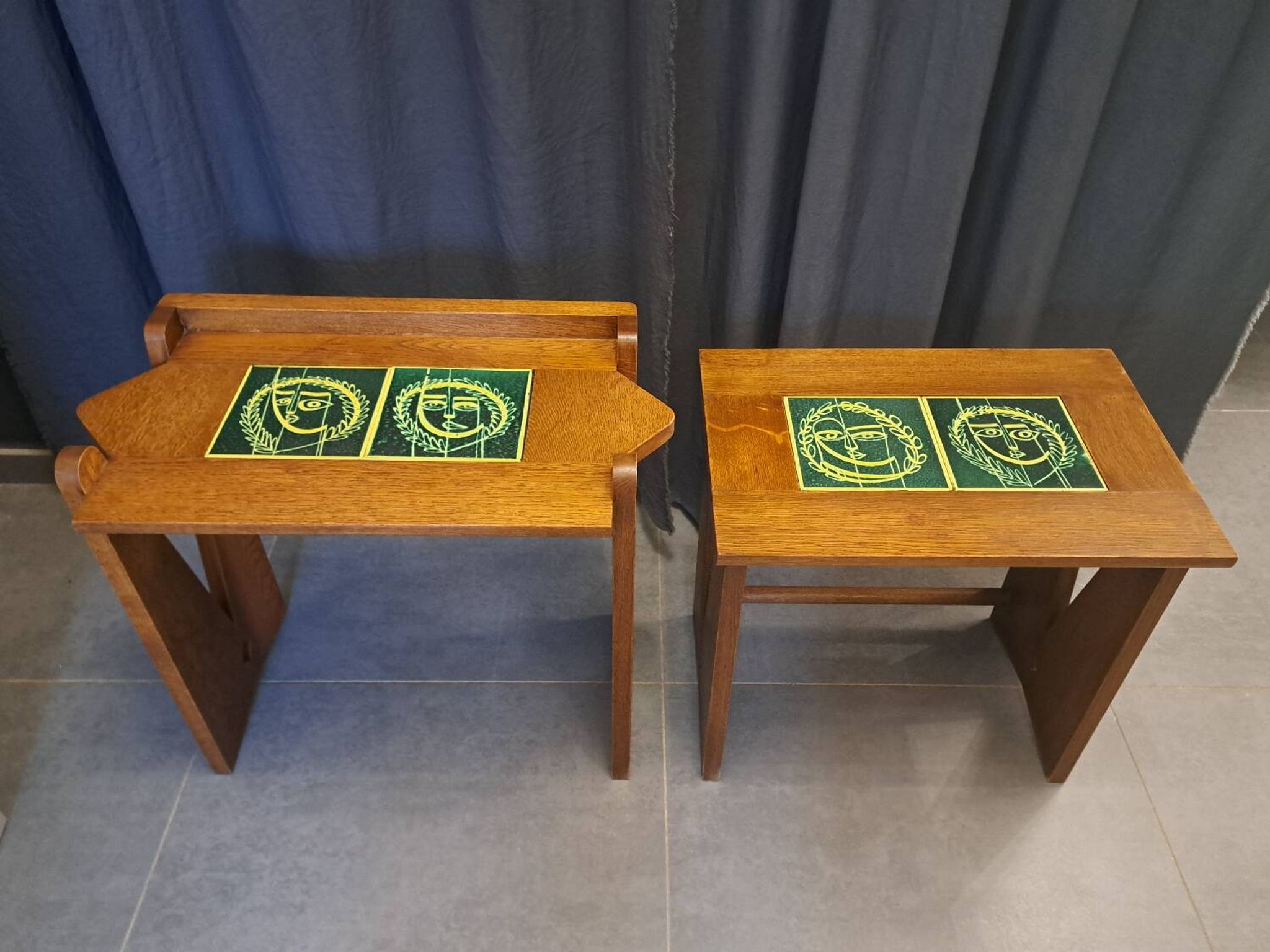 Tables gigognes Guillerme et Chambron