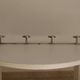 Vintage chrome wall coat rack from the 70s