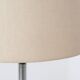 Rosewood & aluminium floor lamp