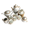 Service à café et thé 27 pièces en porcelaine blanche de Limoges Georges Boyer