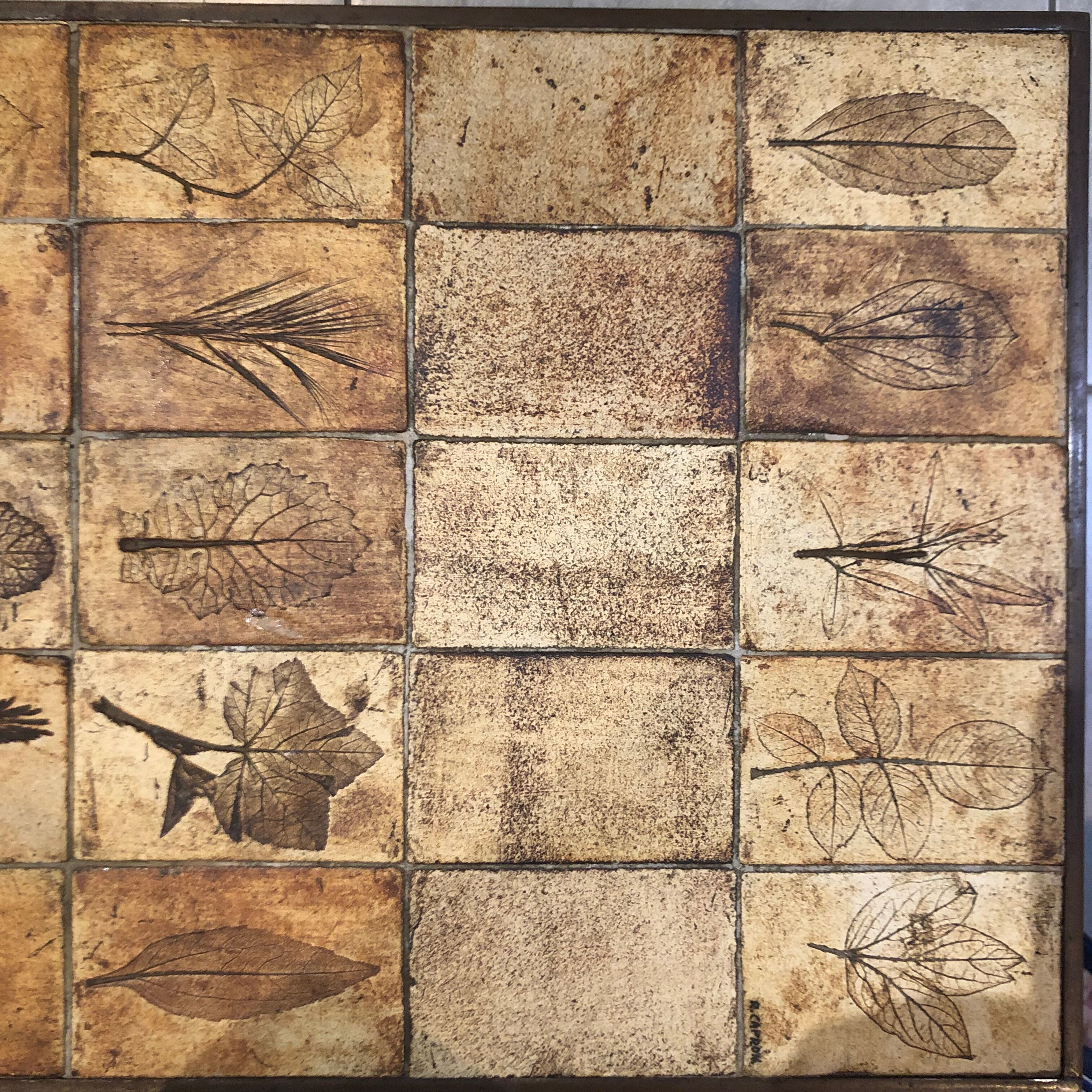 Capron tiled coffee table