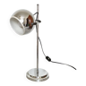 Lampe de bureau globe oculaire chromée style Goffredo Reggiani - ère spatiale années 1960