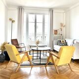 Kompas sky blue tulle armchair