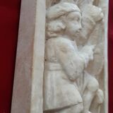 Medieval bas-relief in the Louvre Museum