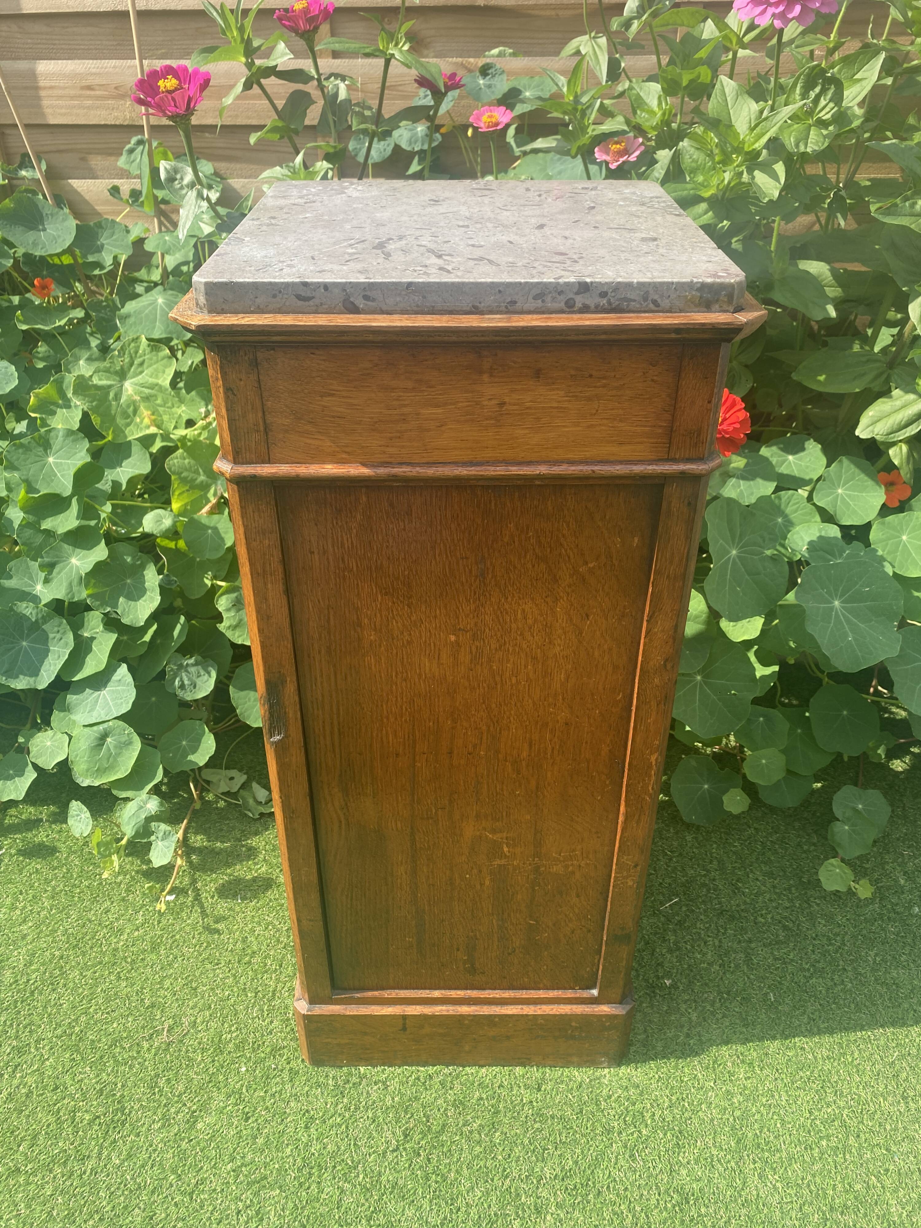 Antique bedside table, Louis Philippe style