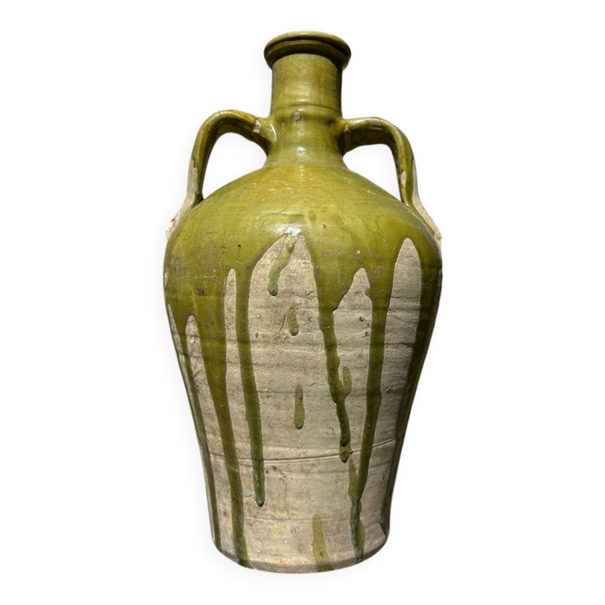 Ancient 19th-century terracotta jug