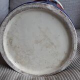 Large vintage vase with floral decoration