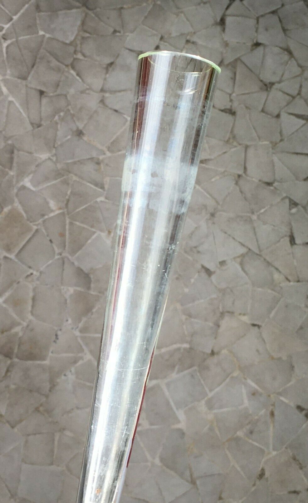 Vase soliflore foot press millefiori murano paper
