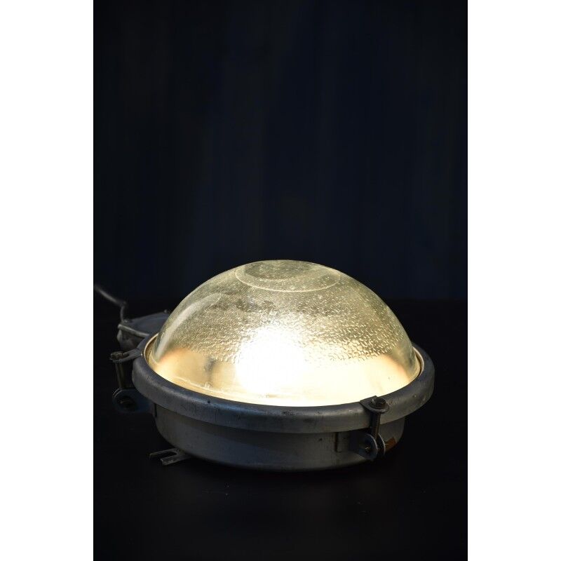 Applique murale industrielle ronde