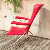 Red skai armchair year 1950