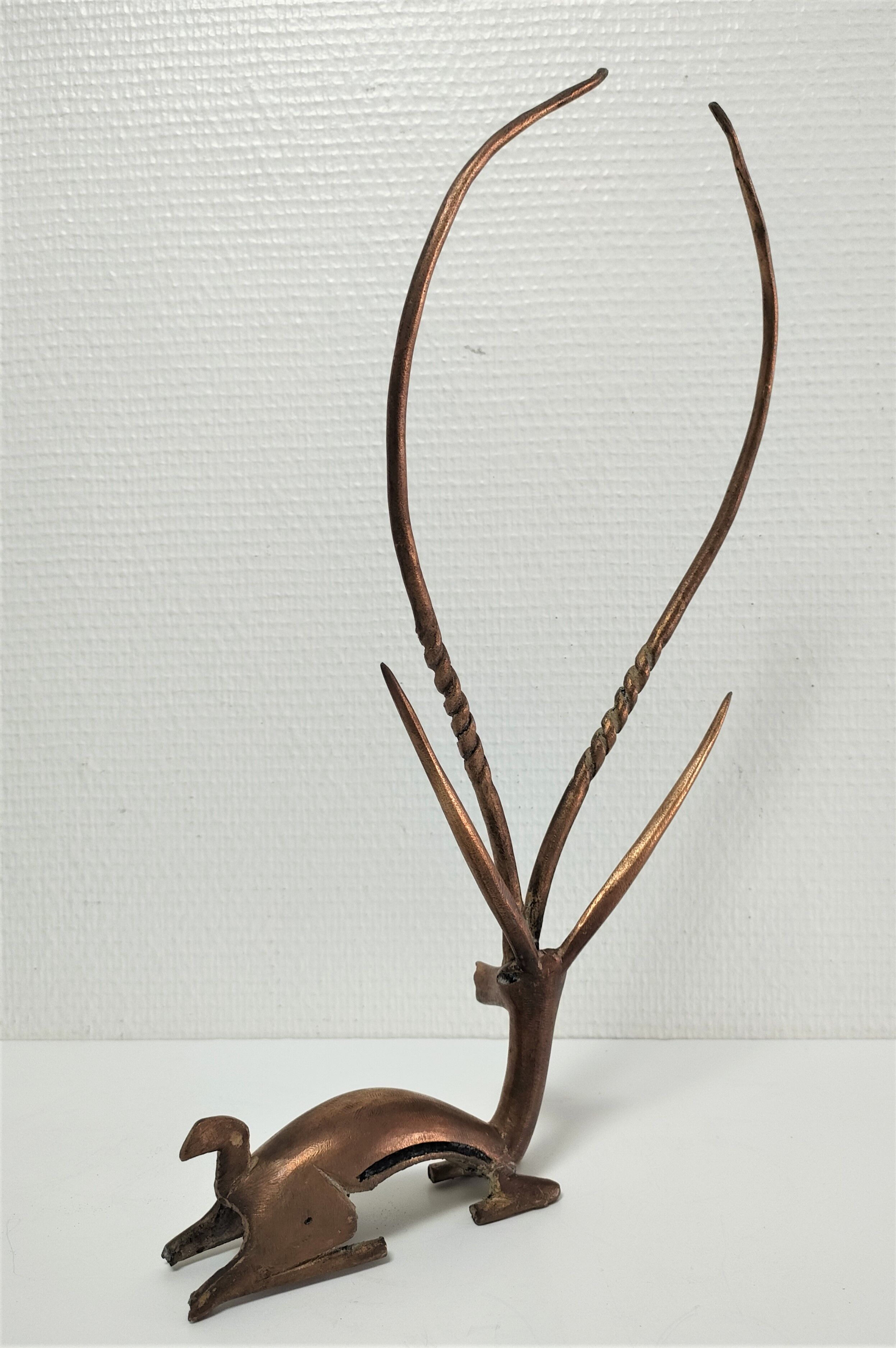 Gazelle antelope brass