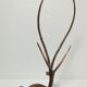 Gazelle antelope brass