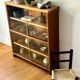 Modernist oak display cabinet - 1950s-60s