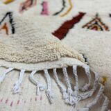 Beni Ouarain Berber Rug • Colorful Abstract Patterns