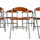 6 chaises pliantes Donald, Studio Cerri & Associati, Poltrona Frau