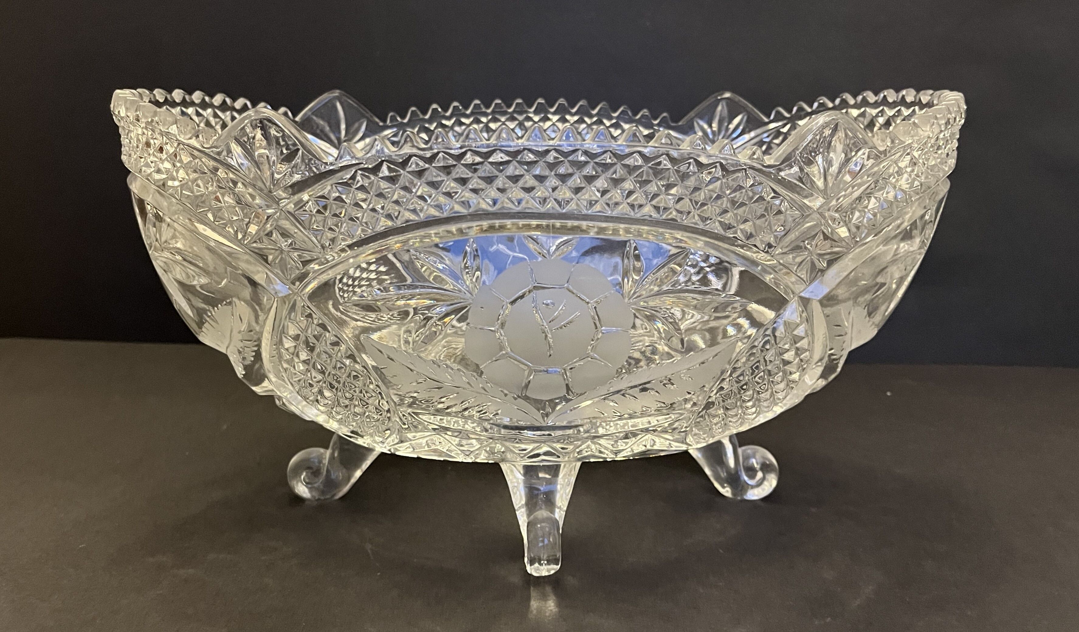 Coupe en cristal taillé