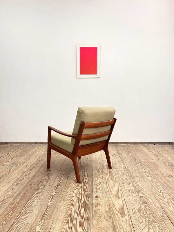 Mid Century Lounge Chair par Ole Wanscher pour France & Son, Senator Series, Danish Design
