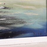 Signed marine painting