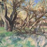 Forest landscape signed Taquoy