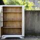 Vintage glass-fronted Parisian wardrobe