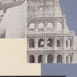 Collage on circus paper