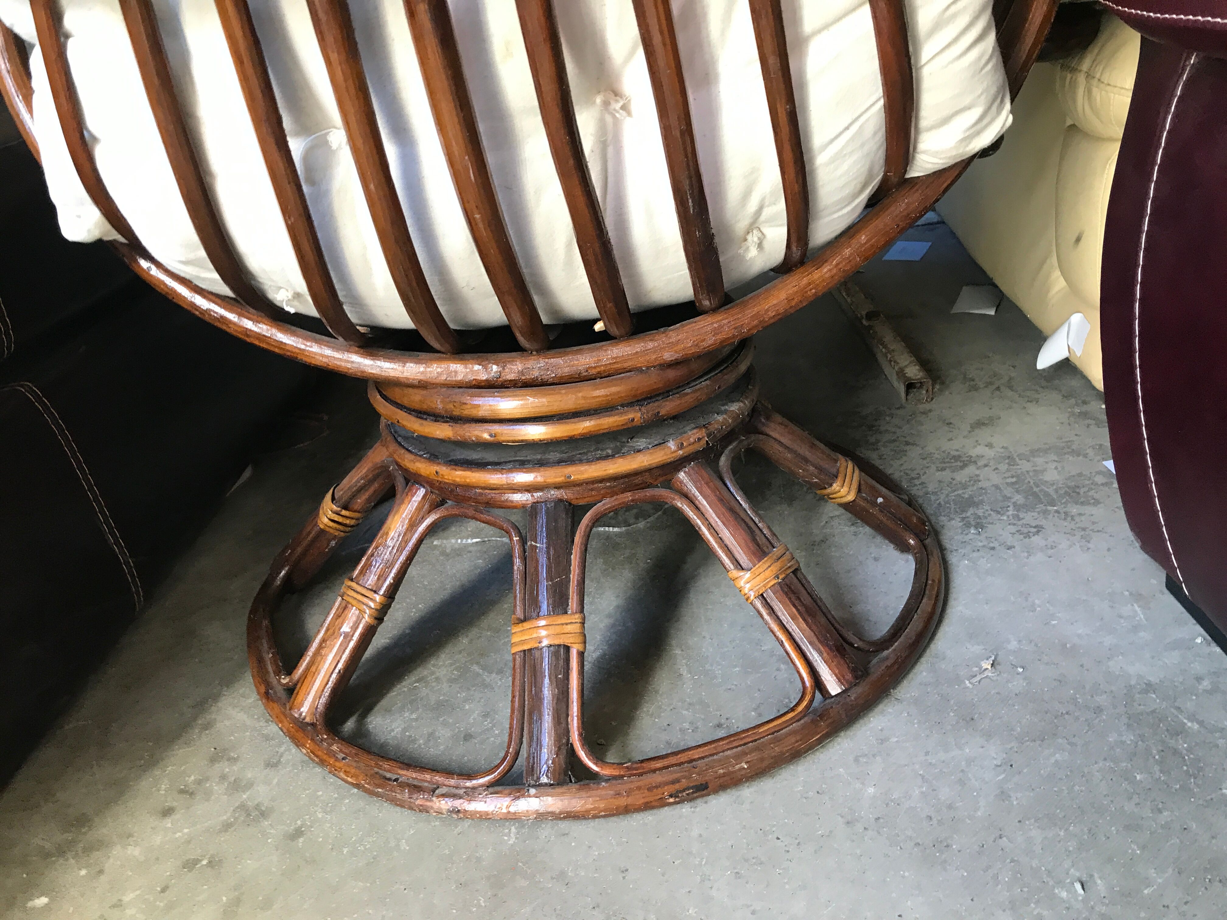 Vintage rattan armchair 60/70 years