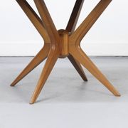 Table console en étoile au design vintage des années 50