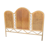 Rattan cane headboard