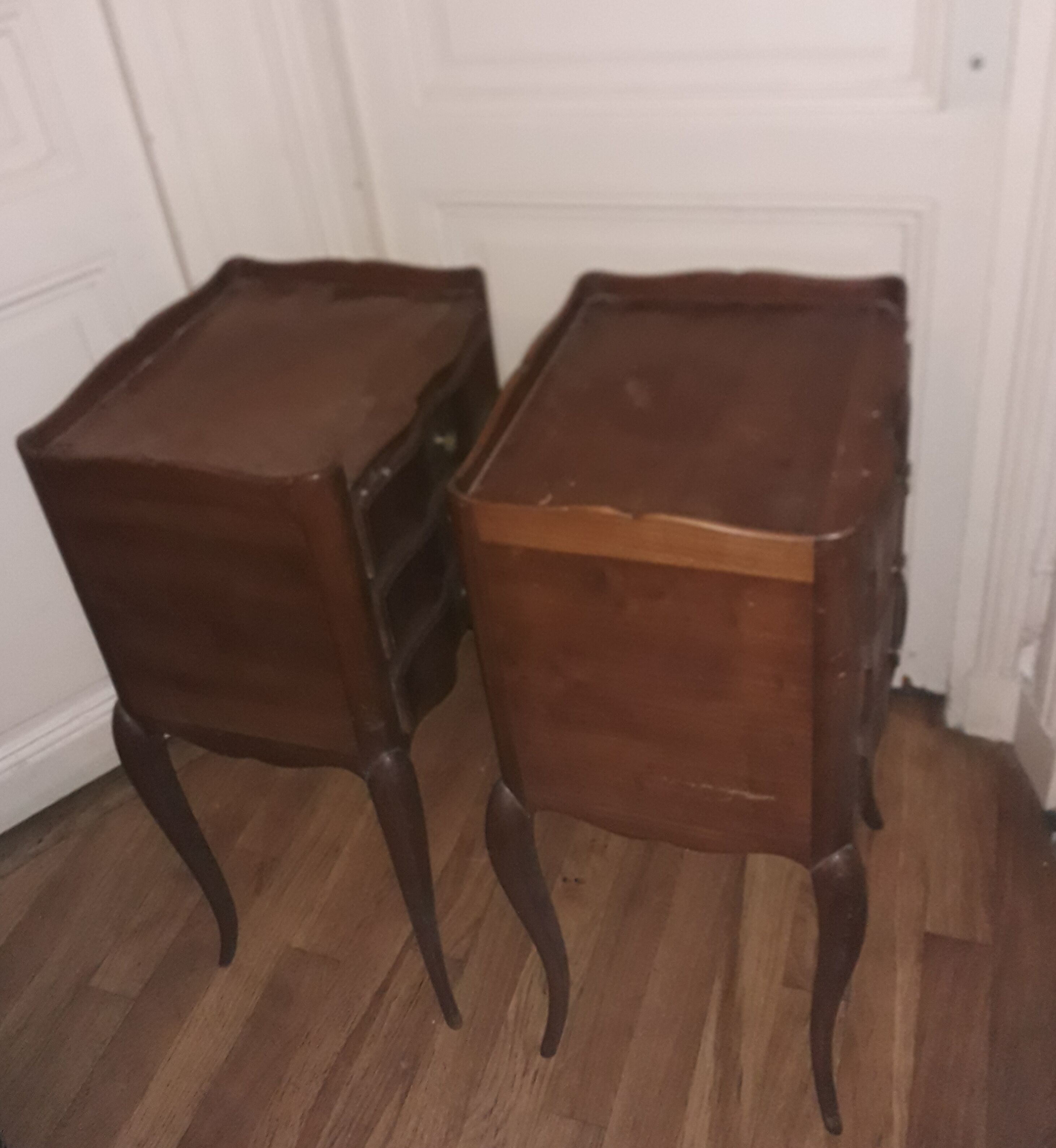 Louis XV style bedsides