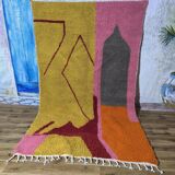 Traditional Moroccan wool rug 3 x 2 m