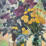 Nature morte signée d’Europe centrale