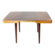 Extendable Square Dining Table In Walnut By Jitona, Czechoslovakia 1968