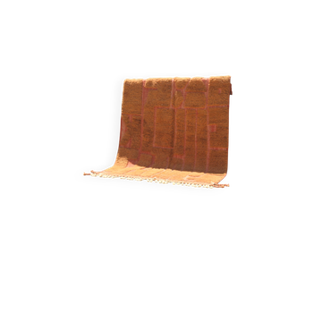 Tapis Beni Ouarain tissé à la main 255×155cm – Terracotta & Argile - AZ821