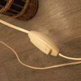 Rattan bottle lamp