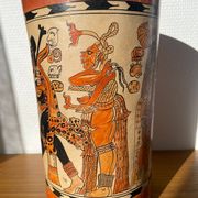 Reproduction artisanale vase / poterie maya