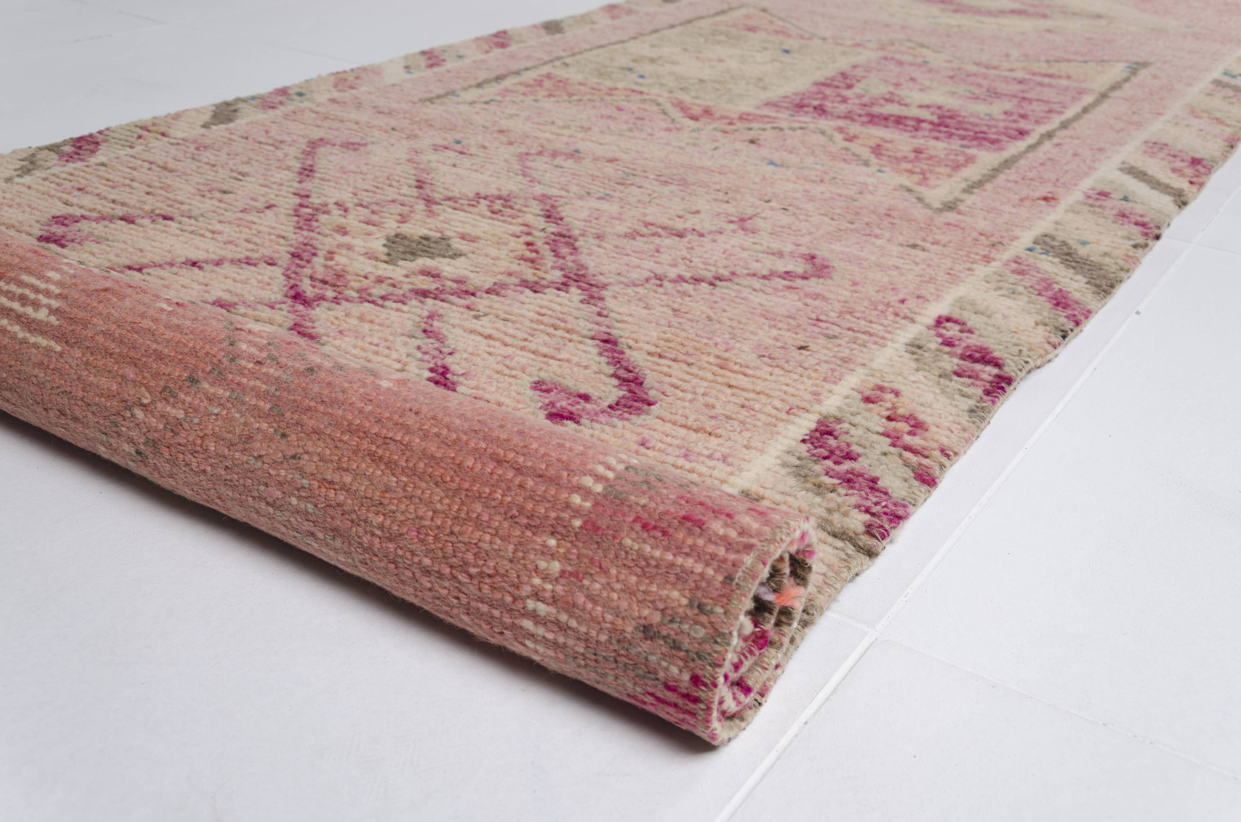 Tapis couloir vintage oushak