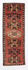 Classic Red & Black Persian Runner Rug, 112x316Cm