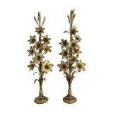 Decorative elements - brass and bronze with décor - fleurs-de-lys - France