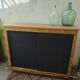 Old buffet with sliding doors