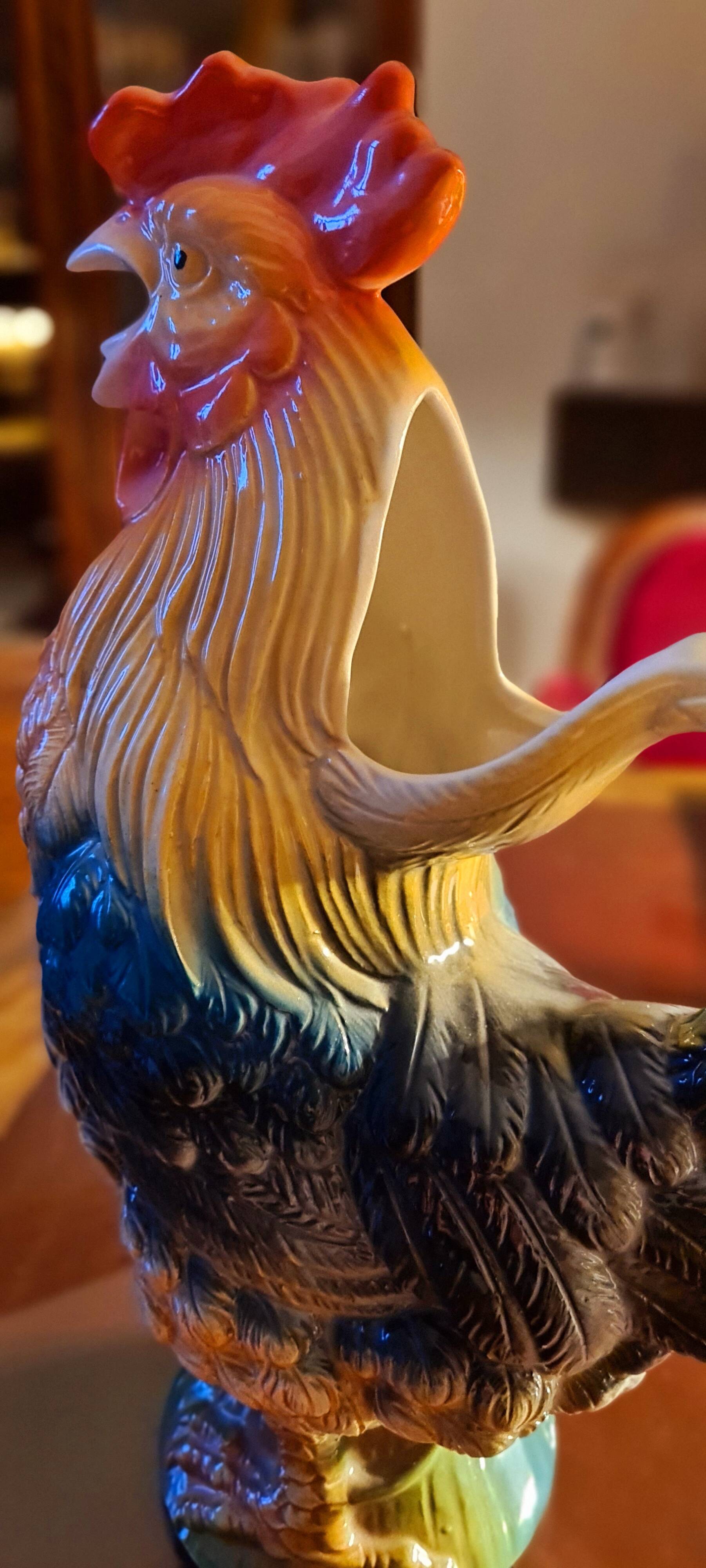 Coq en faïence dlg de st clément