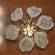 Murano glass ceiling lamp, Navaresi, Italy, 1980s