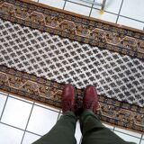 Tapis indien Seraband en laine fait main, années 1970