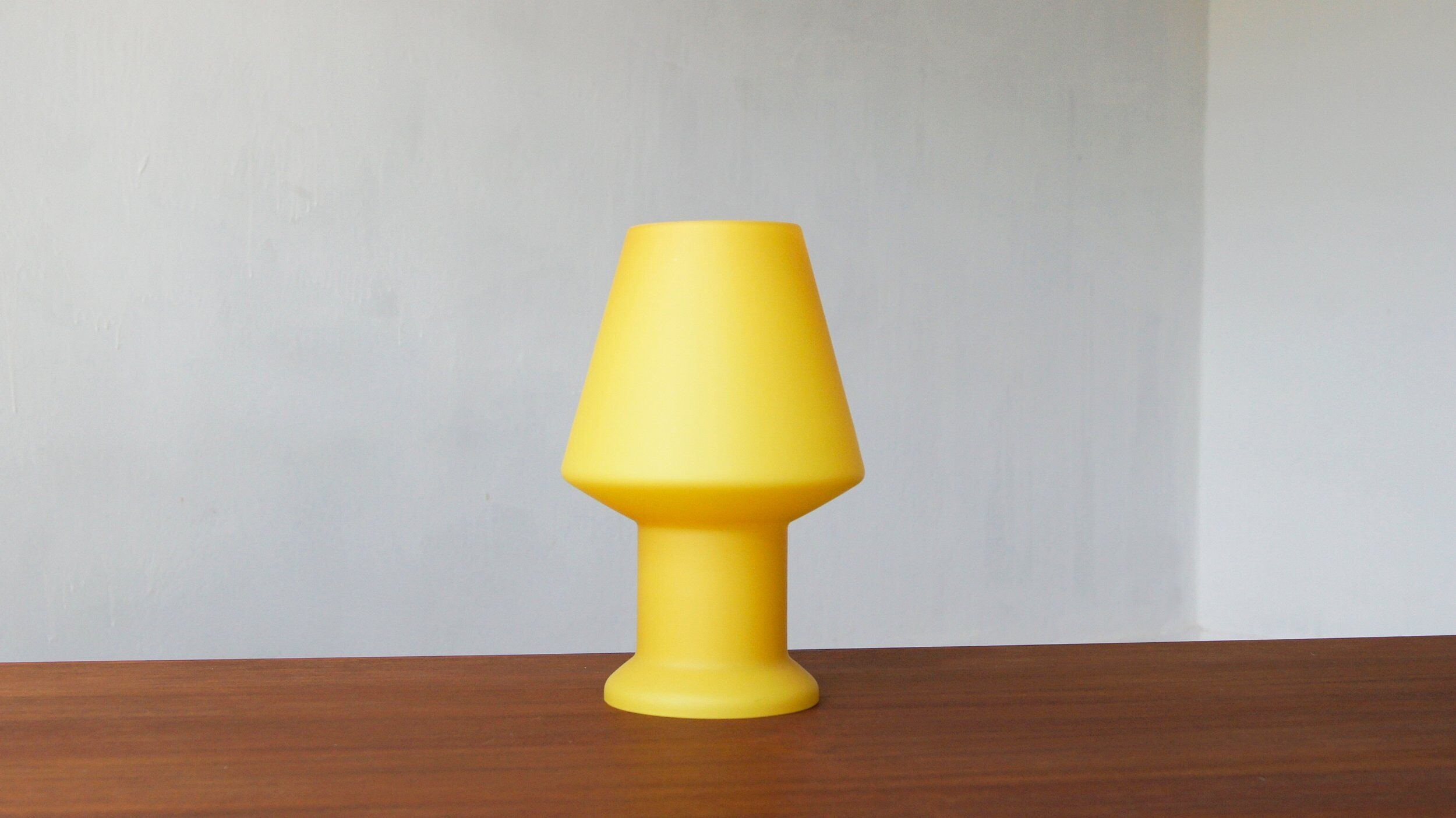 Yellow Table Lamp from Vetri Murano, 1970s