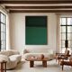 Minimalist green canvas "inside garden" signed Bodasca