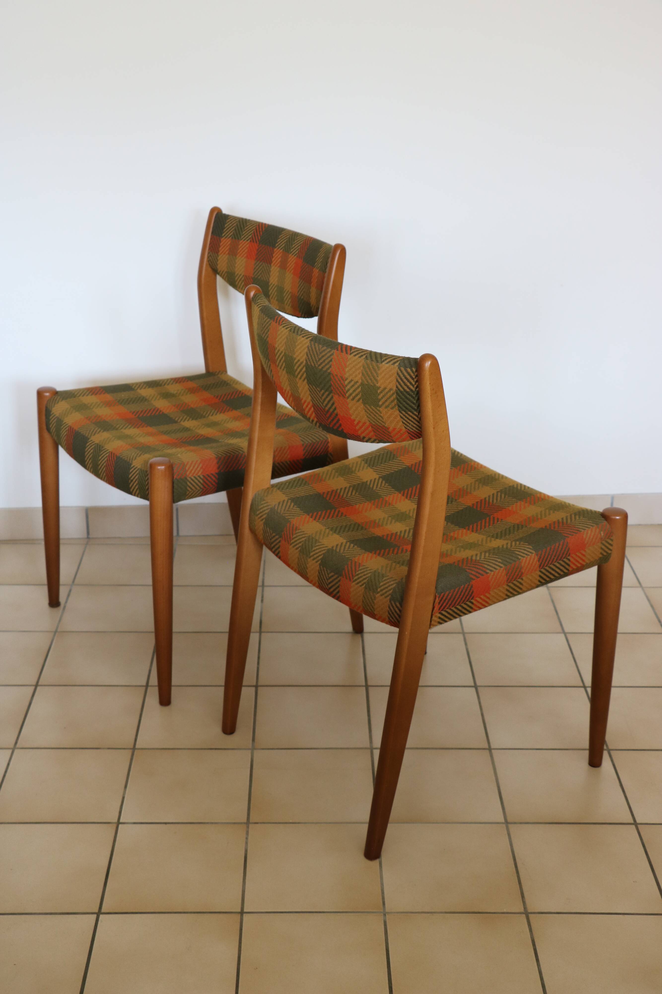 Pair of Scandinavian chairs