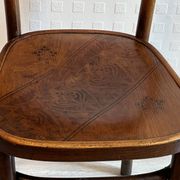6 antique chairs Jacob & Josef Kohn – Vienna – Decorated bent wood – Style
