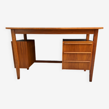 Bureau en bois des années 1960