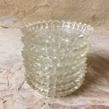 10 sous-verre en verre texturé
